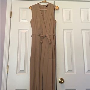 BCBG Maxazria Jumpsuit (Tan)
